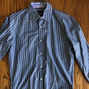 Hugo Boss Purple/Blue stripped shirt